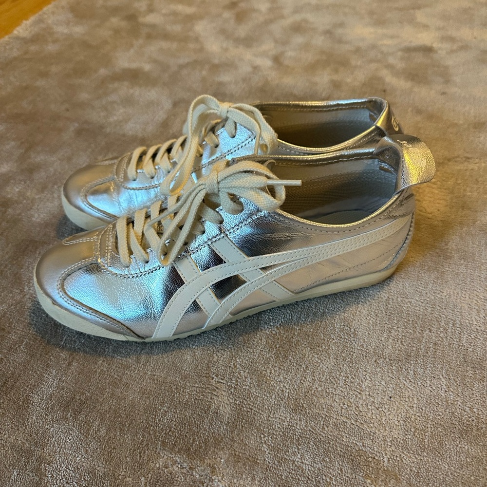 Onitsuka Tiger Mexico 66 Silver Off White